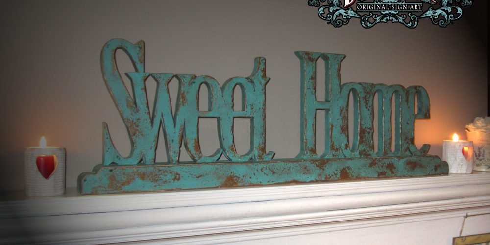 Letras Sweet Home, Duna´s Vintage.