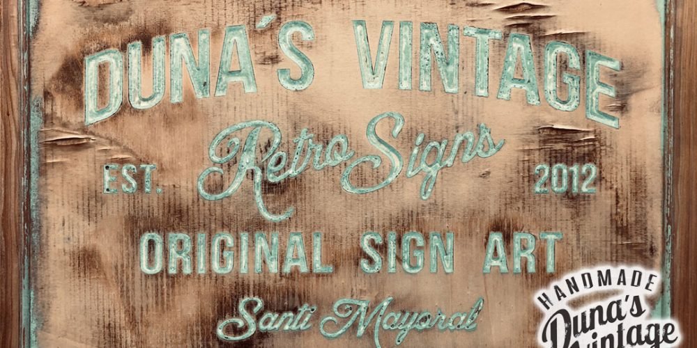 Aprende a hacer tus propios Carteles con Duna´s Vintage.