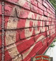 Publicidad Coca-Cola Pared Ladrillo, Duna´s Vintage.