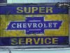 Cartel de Madera CHEVROLET SERVICE