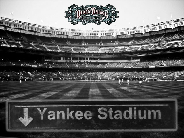 CARTEL DE MADERA YANKEE STADIUM DUNA´S VINTAGE