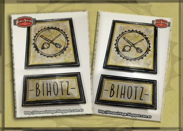 Cartel Banderola BIHOTZ (Bilbao) Duna´s Vintage.
