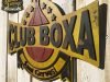 Cartel escudo de Madera Club Boxa San Gervasi