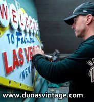 Nuevo Tutorial Duna´s Vintage Academy, Como hacer el Cartel de Welcome Las Vegas