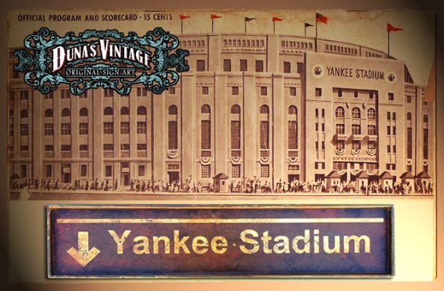 Yankee Stadium Oxid. Duna´s Vintage