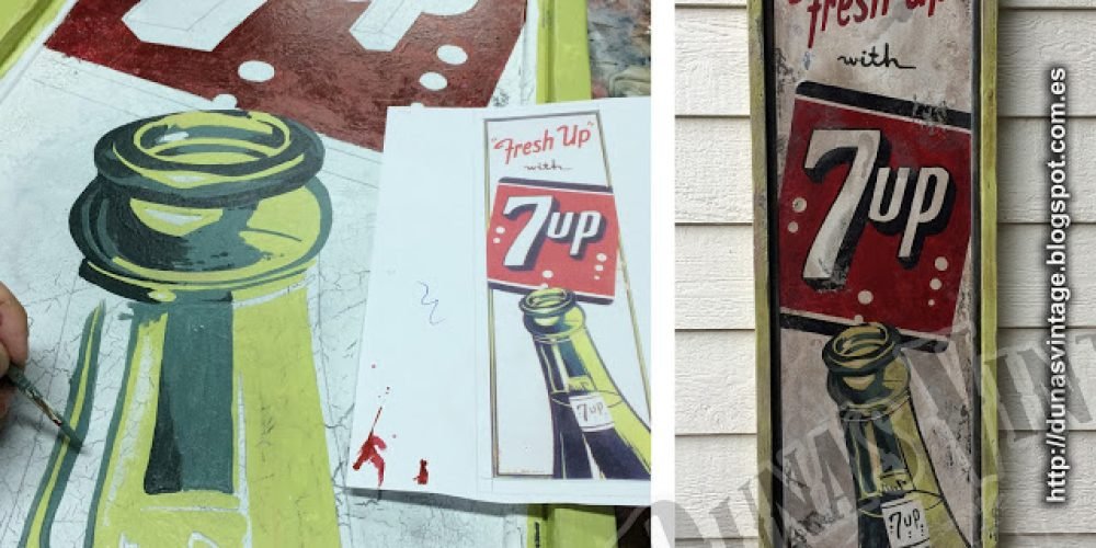 Replica Cartel 7up, Duna´s Vintage.