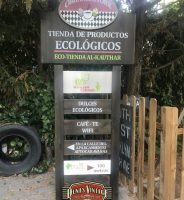 Tótem de Madera ORGANIC STORE, Eco-Tienda AL-KAUTHAR