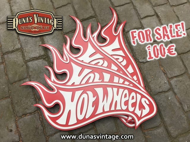Cartel Hot Wheels tamaño 78x300mm, For Sale 100€