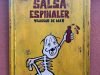 Cartel de Madera SALSA ESPINALER Vilassar de Mar.