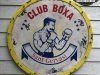 Cartel CLUB BOXA Barcelona.