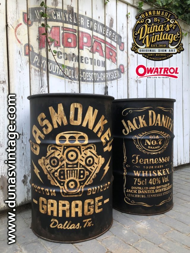 Bidones Personalizado de Jack Daniel´s & Gas Monkey
