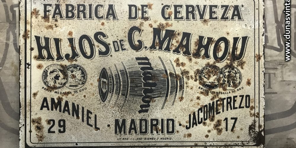 Chapa Metálica de HIJOS DE C.MAHOU
