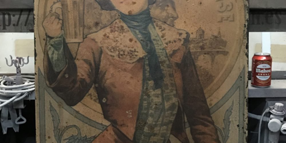 Chapa Metálica  MAHOU VINTAGE