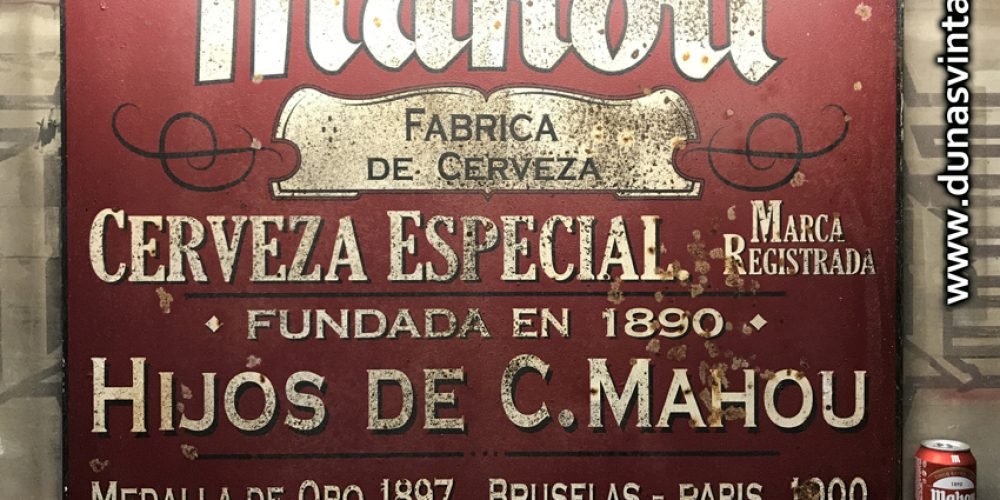 Chapa Metálica CERVEZAS MAHOU