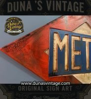 Reproducción Placa de Metro de Madrid del año 1921.