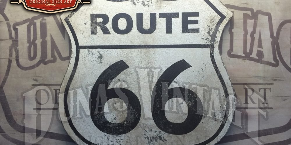 Escudo ROUTE 66, Duna´s Vintage.