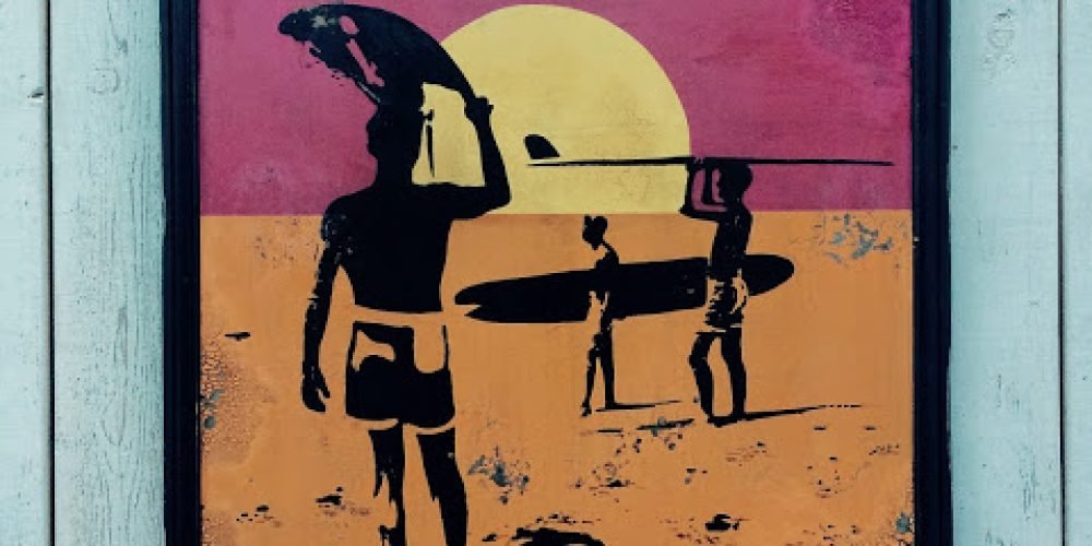 Replica del cartel de la película THE ENDLESS SUMMER, Duna´s Vintage.