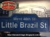 New York Street Sign, Little Brazil ST, Duna´s Vintage.