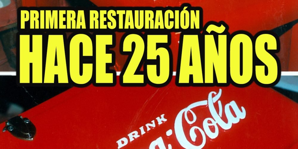 Hace 25 años, primera nevera restaurada por Duna´s Vintage.
