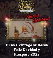 Duna´s Vintage os desea Feliz Navidad y Próspero 2022