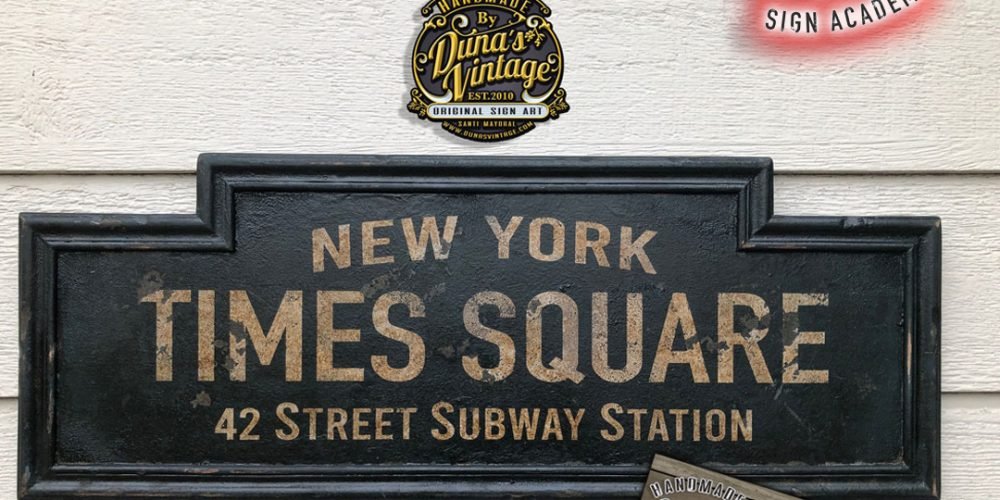 Curso, como hacer el cartel de Times Square.