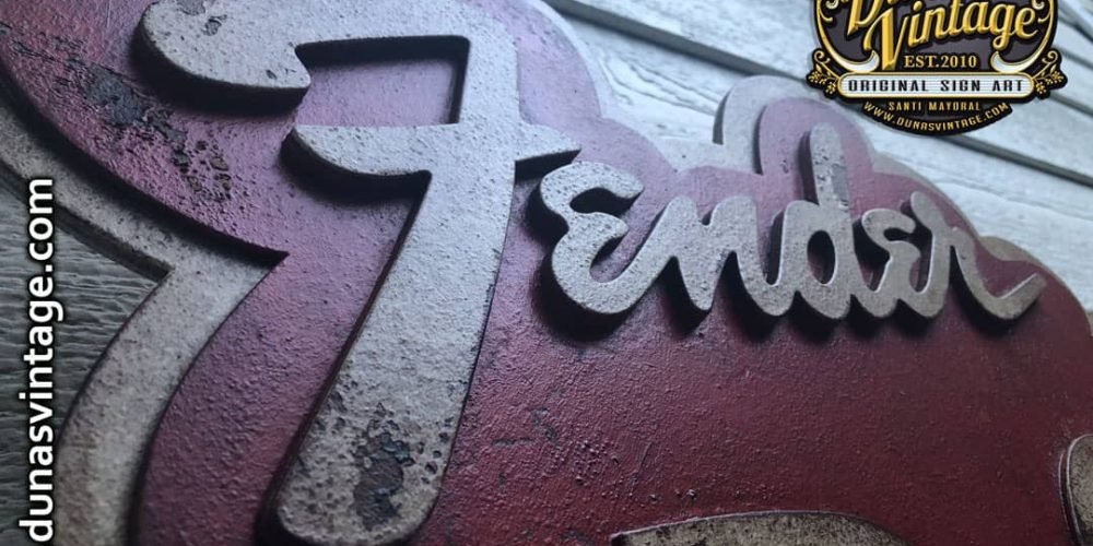 Cartel Fender ROAD WORN GUITARS & BASSES, Duna´s Vintage