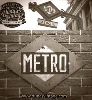 Placa de Metro del año 1921.