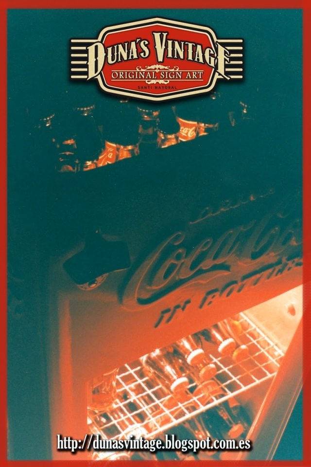 NEVERA Coca Cola 40´ Duna´s Vintage.
