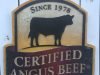 Cartel ANGUS BEEF Tamaño 700x700mm. Duna´s Vintage