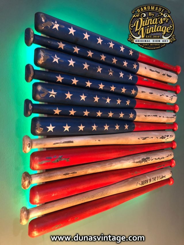 Bate de Béisbol American Flag.