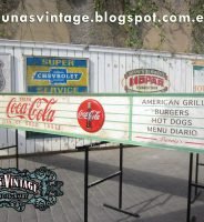 CARTEL BARRA DE BAR, BERNIE´S, Duna´s vintage