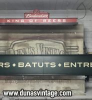 Cartel de Madera Bernie´s Burgers