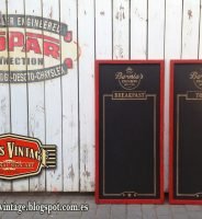 Cartel Duna’s Vintage para Bernie´s Pizarra Breakfast & Today