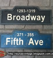 Broadway and Fifth Ave. (CANADA) Duna´s Vintage.