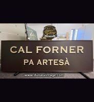 Cartel de Madera CAL FORNER 3750X1200mm