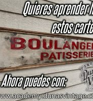 Cartel de Madera BOULANGERIE PATISSERIE .