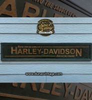 Cartel de Madera Harley-Davidson.
