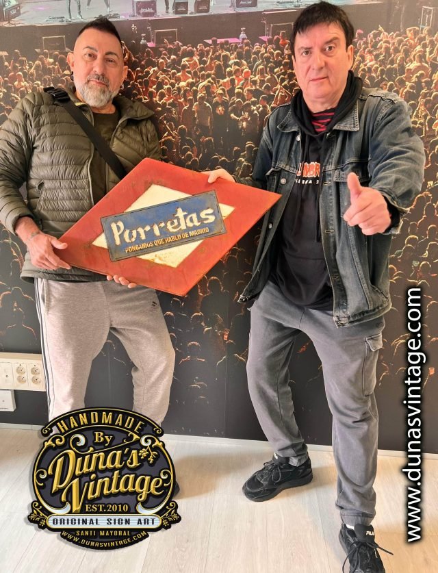 Placa de Metro, «Pongamos que hablo de Madrid» grupo de rock PORRETAS.