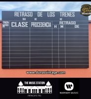 Cartel Warner Music Station, RETRASO DE LOS TRENES.