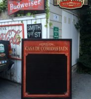 Pizarra Casa de Comidas Jaén, Duna´s Vintage.