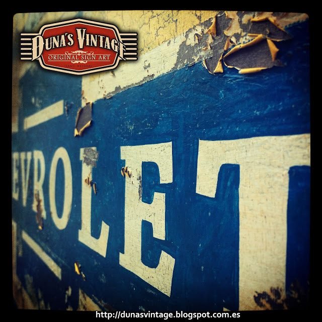 Réplica cartel de SUPER CHEVROLET SERVICE