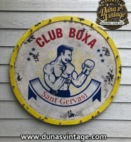Cartel CLUB BOXA Barcelona.