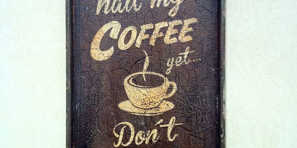 COFFEE SIGN, Duna´s Vintage.