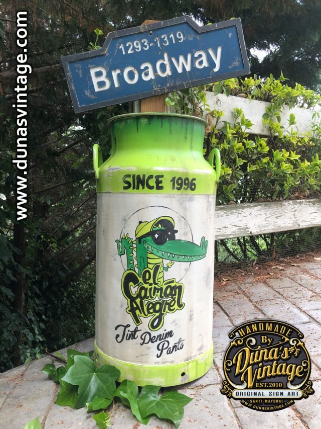 Lechera de Aluminio 40L El Caimán Alegre BCN