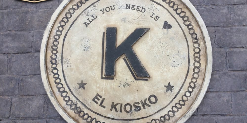 Cartel Redondo EL KIOSKO, Duna´s Vintage.