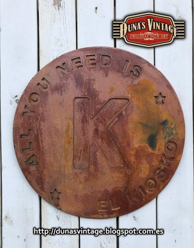 EL KIOSKO Logotipo Efecto Óxido