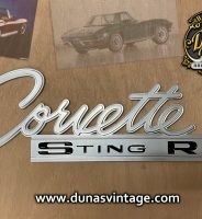 Emblema de madera Chevrolet Corvette Stingray´65, tamaño 75x23cm
