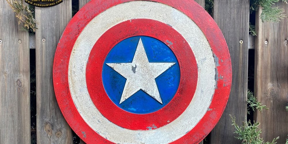 Escudo Capitan America en Relieve Tamaño 450mm