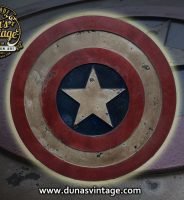 Escudo de Madera Capitan America Tamaño 65x65cm