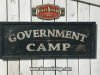 Cartel de Madera GOVERMENT CAMP